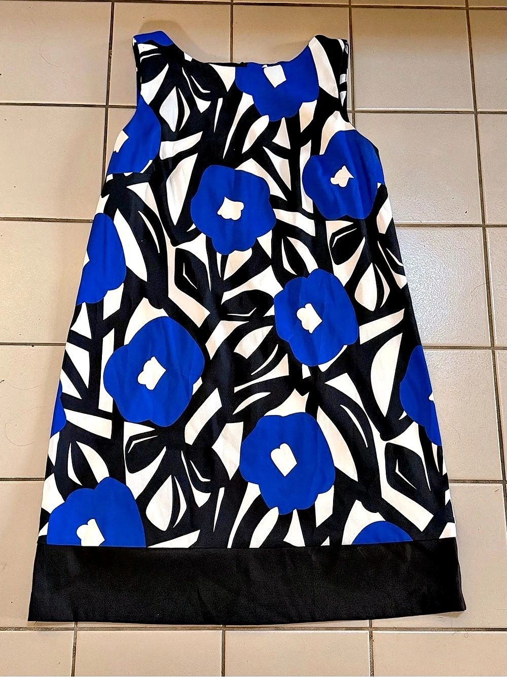 AB Studio Abstract Floral Mini Dress Size 16
